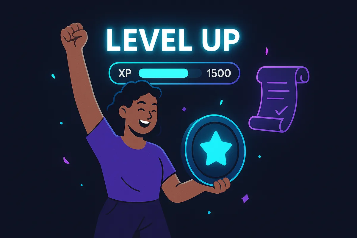 Player control interface with pro tips for defeating doomscrolling